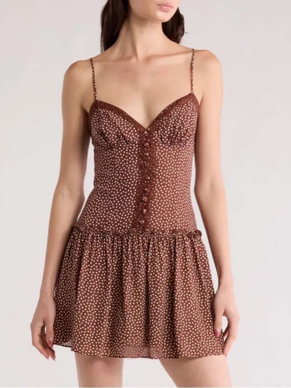 NWT REFORMATION Citrus Polka Dot Dress!